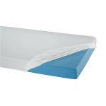 Suprima 3066 - PVC Bettauflage Bettschutz Laken Spannbetttuch weiß 100x200x20cm